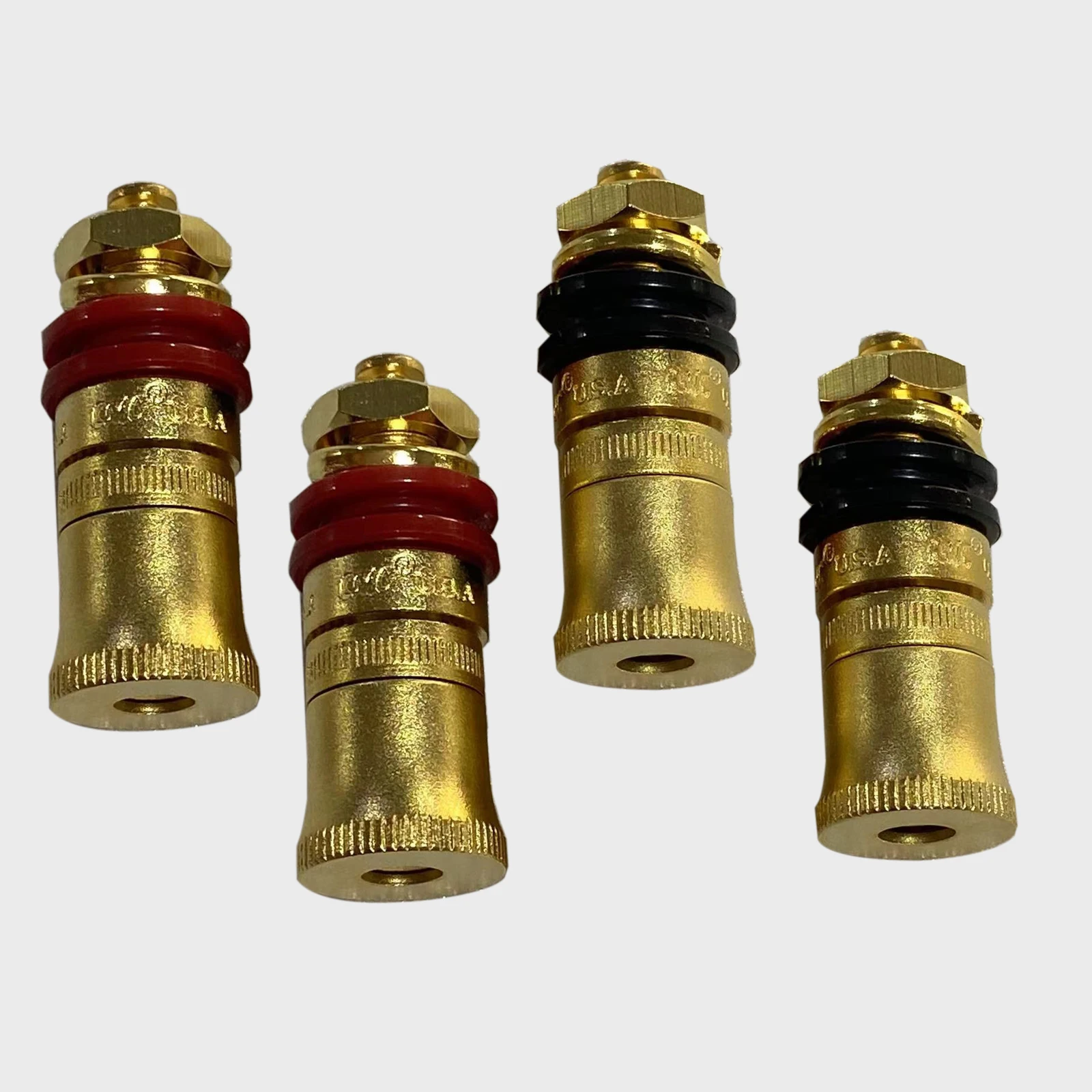 High-End Brass Speaker Binding Post in Gold and Rhodium 6 High-End Brass Speaker Binding Post in Gold and Rhodium - Image 6