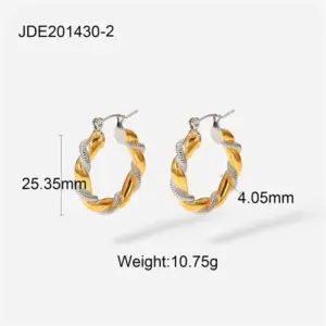 Sun-Shaped Stainless Steel Hoop Earrings 18 S6edc62a83f53493d8850da68e77ef261P