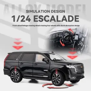 1:24 Cadillac Escalade Diecast Model in White 14 S6edfb727a6eb477e803dc542aacaf48ax