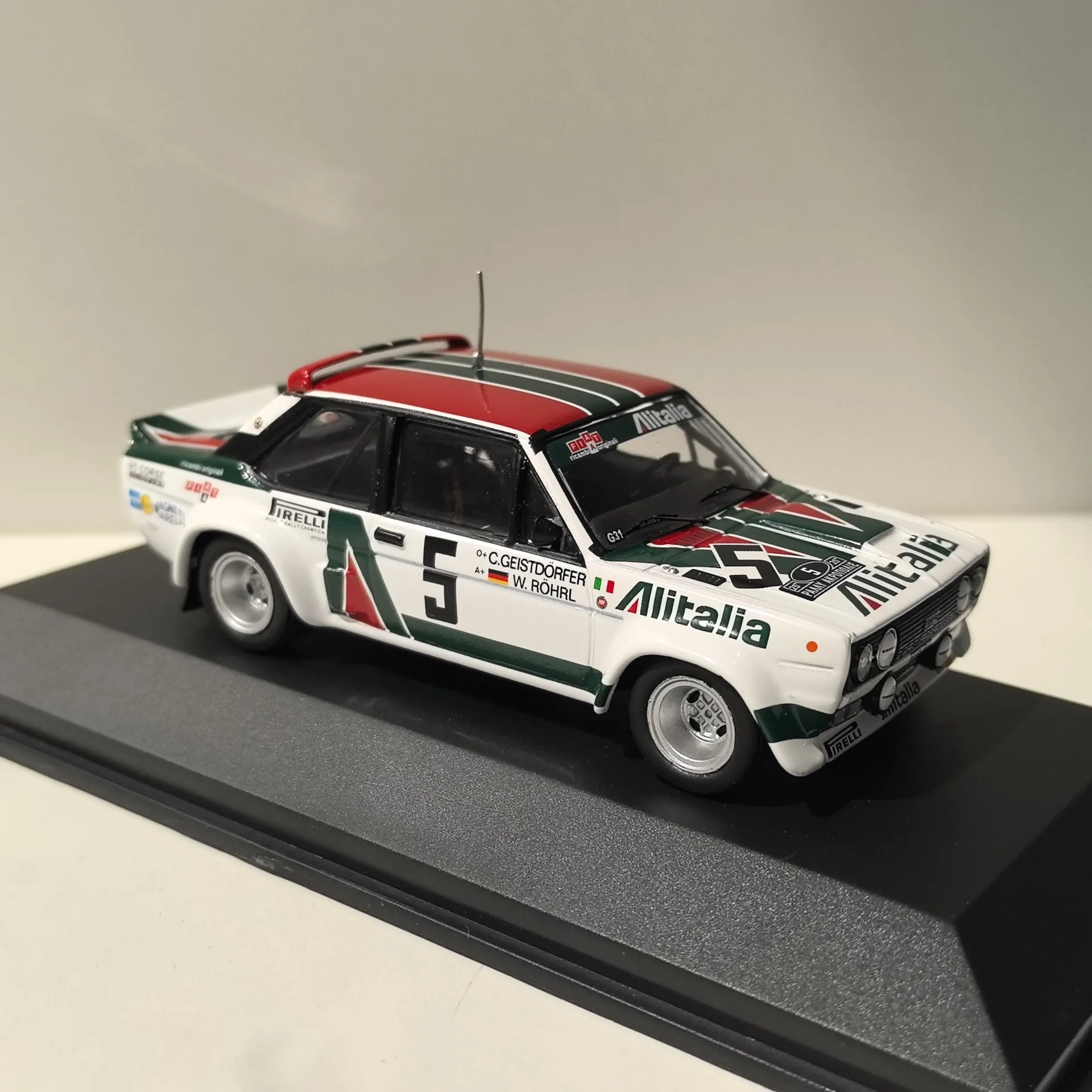 Fiat 131 #5 Rally Car Model 1:43 Scale 4 Fiat 131 #5 Rally Car Model 1:43 Scale - Image 4