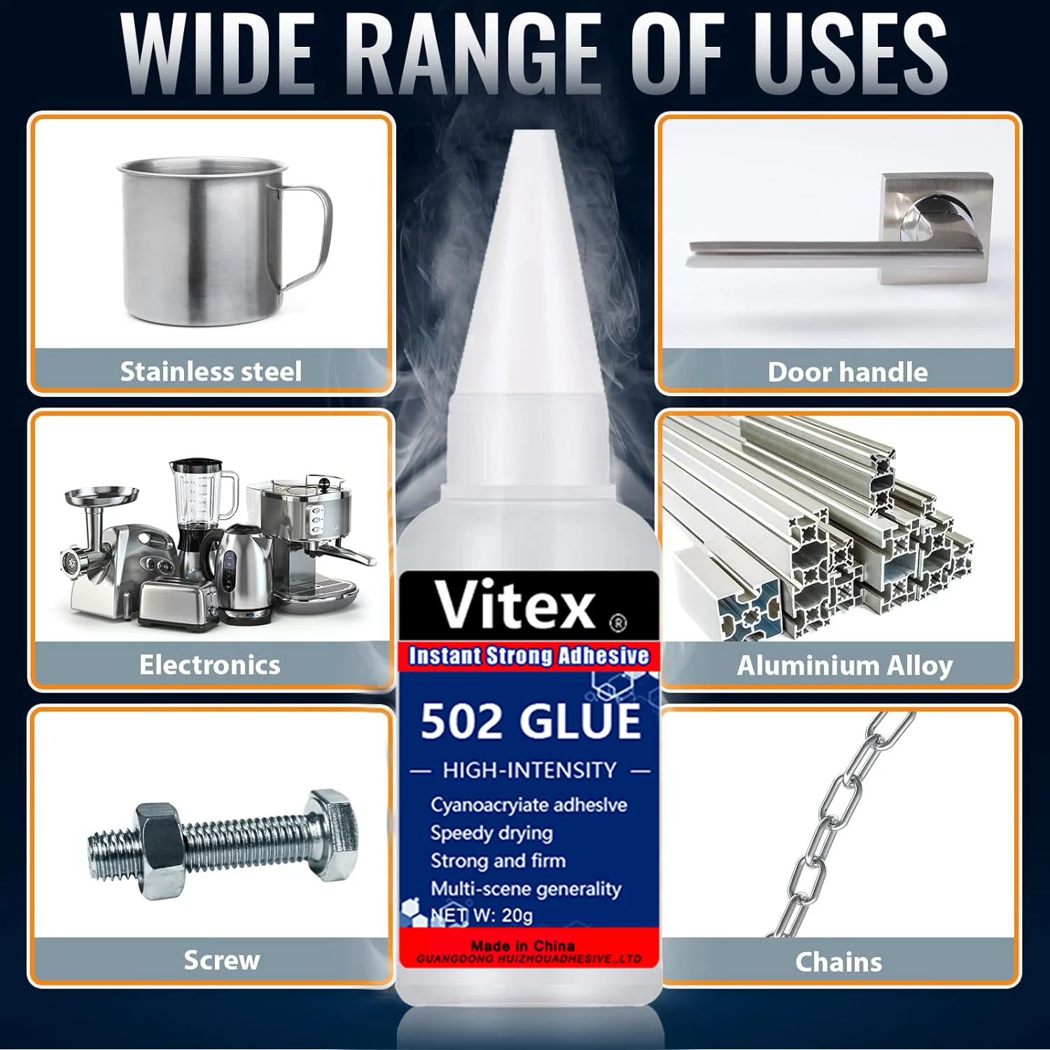 Waterproof Metal & Plastic Super Glue 20g Pack 5 Waterproof Metal & Plastic Super Glue 20g Pack - Image 5