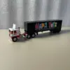 1:64 Diecast Freightliner Truck Model with Vibrant Trailer