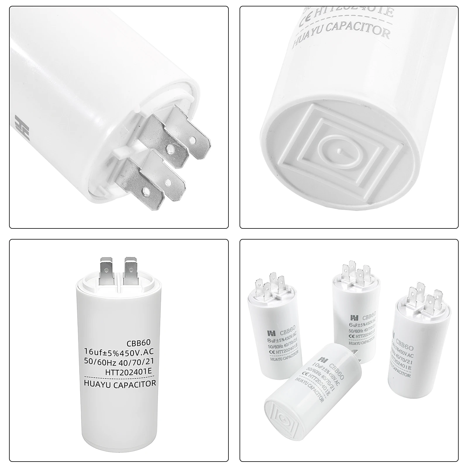 CBB60 450VAC Power Capacitor for Motors 3 CBB60 450VAC Power Capacitor for Motors - Image 3