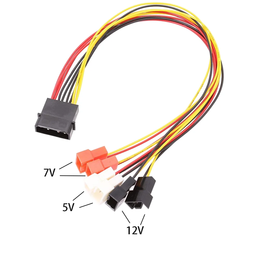 PC Fan Adapter Cable with 3-Voltage Options 2 PC Fan Adapter Cable with 3-Voltage Options - Image 2