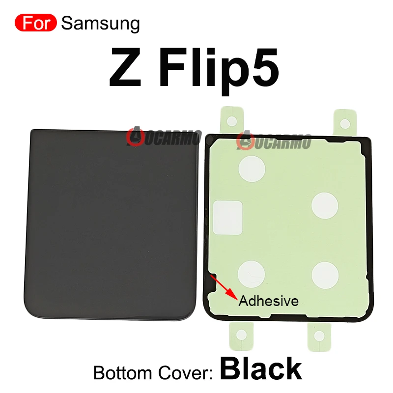 Samsung Galaxy Z Flip 5 Rear Panel Set Black, Green, Purple, White 7 Samsung Galaxy Z Flip 5 Rear Panel Set Black, Green, Purple, White - Image 7