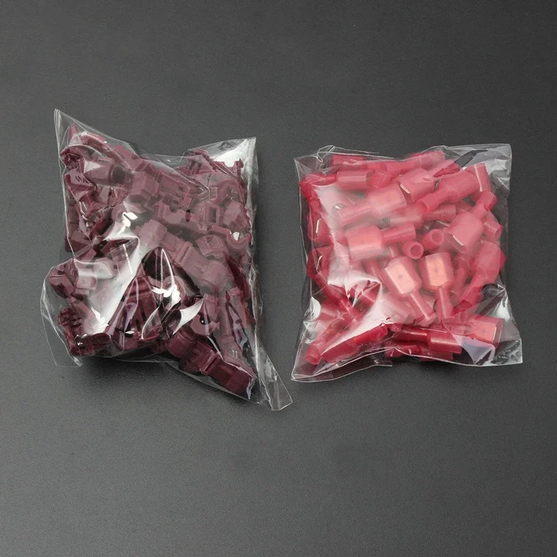 Red Quick Splice Wire Connectors & Spade Terminals Set 6 Red Quick Splice Wire Connectors & Spade Terminals Set - Image 6