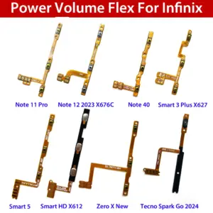 Infinix Power & Volume Flex Cable Replacement 15 S6f56c78b62e945c497343a0fca38b2f2M