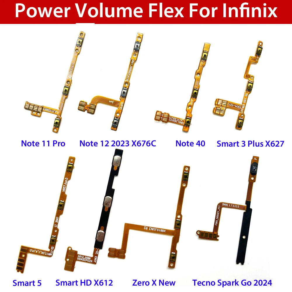 Infinix Power & Volume Flex Cable Replacement 6 Infinix Power & Volume Flex Cable Replacement - Image 6