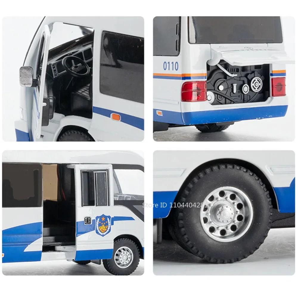 1:32 Scale Police Bus Replica for Collectors 5 1:32 Scale Police Bus Replica for Collectors - Image 5