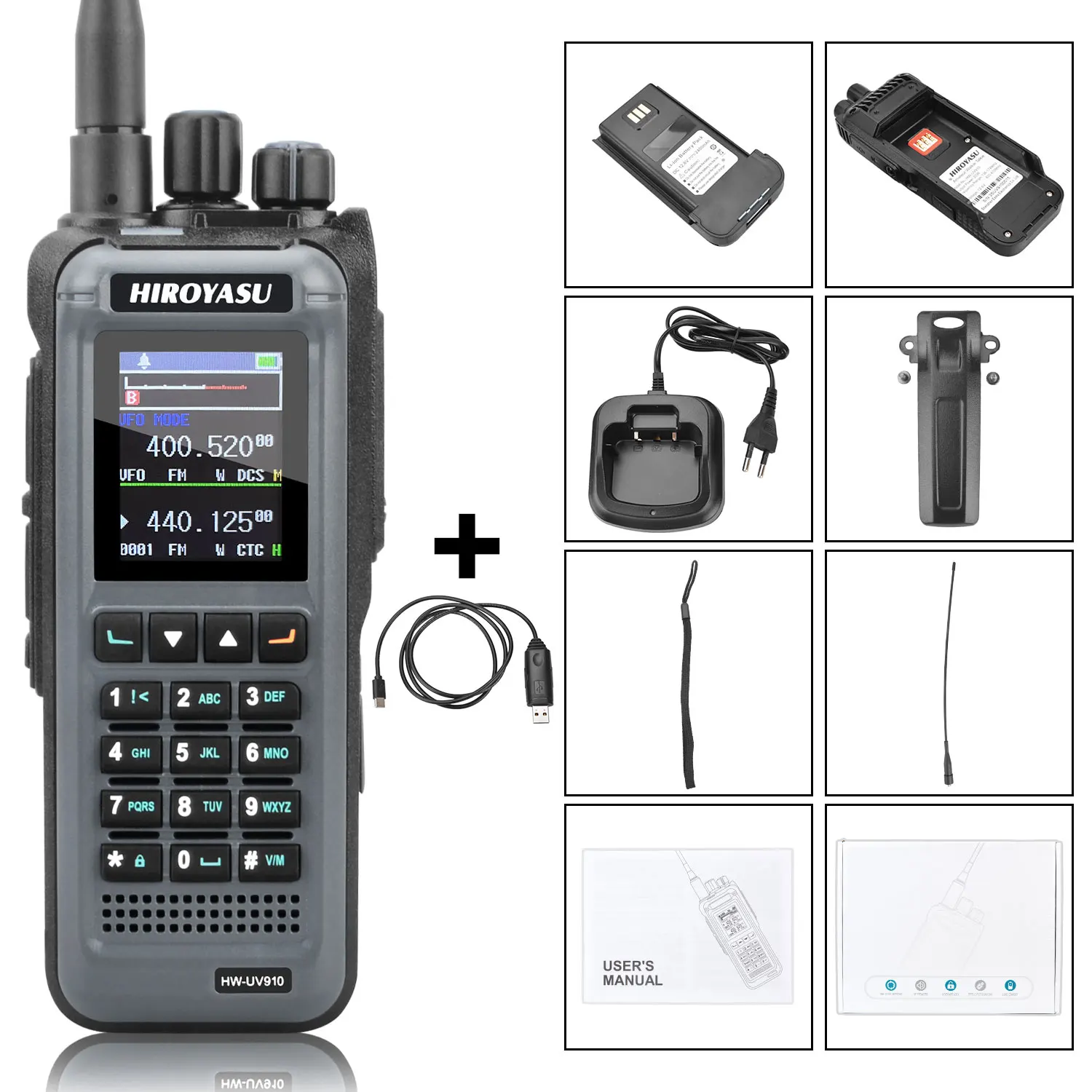 Dual-Band VHF/UHF Portable Radio 20W 8 Dual-Band VHF/UHF Portable Radio 20W - Image 8