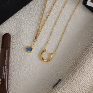 Gold Stainless Steel Horseshoe Necklace JDN0306075 13 S6fdf7ad06f824e819a698603be8361225