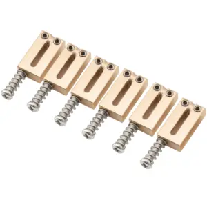 Gold Brass Guitar Saddles for Fender Strat/Tele 11 S6fe9273f0cc54be7a713be653e2ca4a72 1