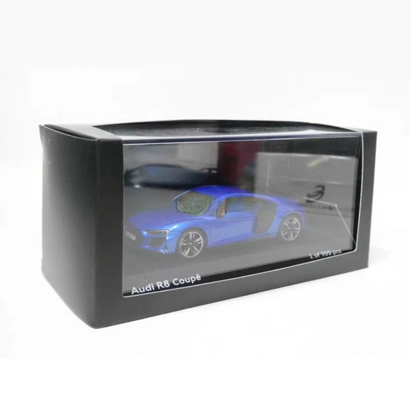 Blue Audi R8 Coupe 2019 Diecast Model 6 Blue Audi R8 Coupe 2019 Diecast Model - Image 6