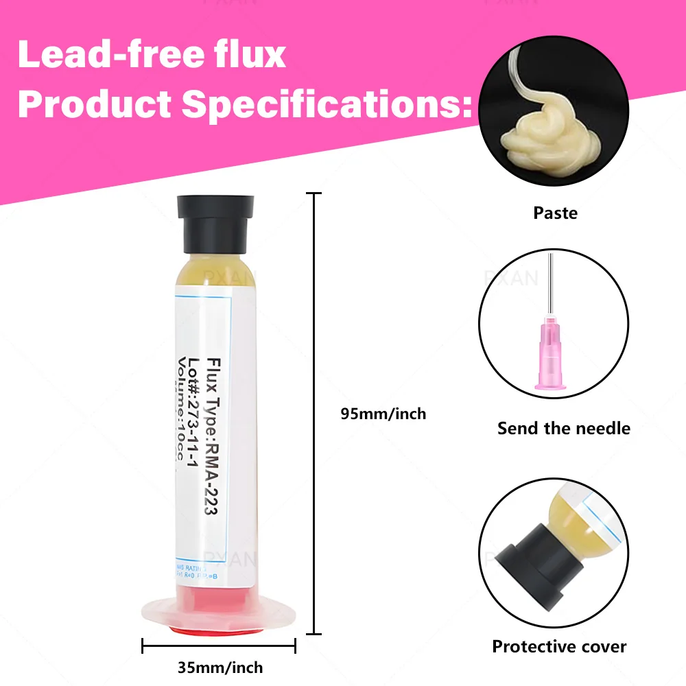 High-Precision RMA223 Soldering Flux Syringes 5 High-Precision RMA223 Soldering Flux Syringes - Image 5