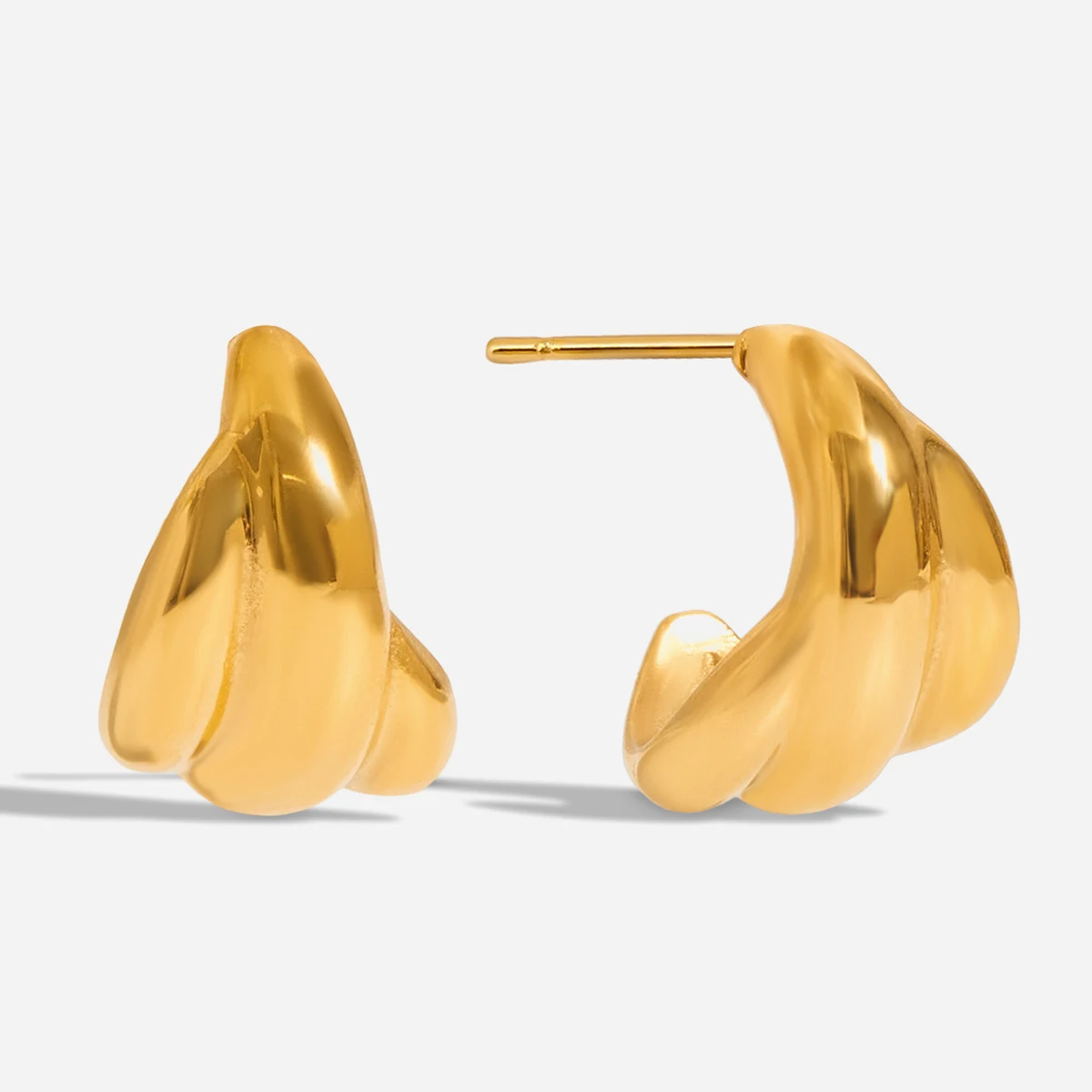 Geometric Stainless Steel Earrings 10mm 1 Geometric Stainless Steel Earrings 10mm