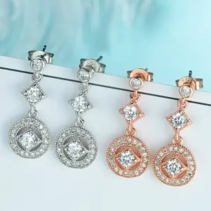 Geometric Drop Earrings with CZ Crystals 7 S7019b76cfcce4914ae112f2342a851c18