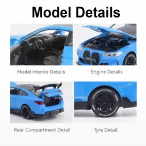 BMW M4 and X5 1:32 Scale Diecast Model Set 13 S701c173e093b4be68857d3926377af2bg