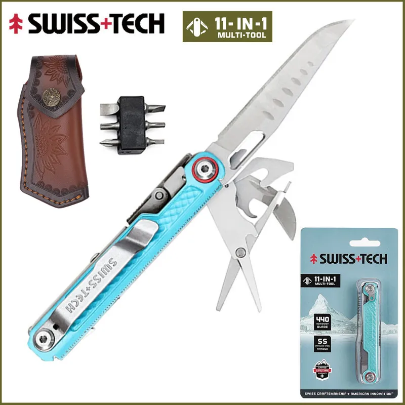 Swiss Tech 11-in-1 Compact Multitool 8 Swiss Tech 11-in-1 Compact Multitool - Image 8