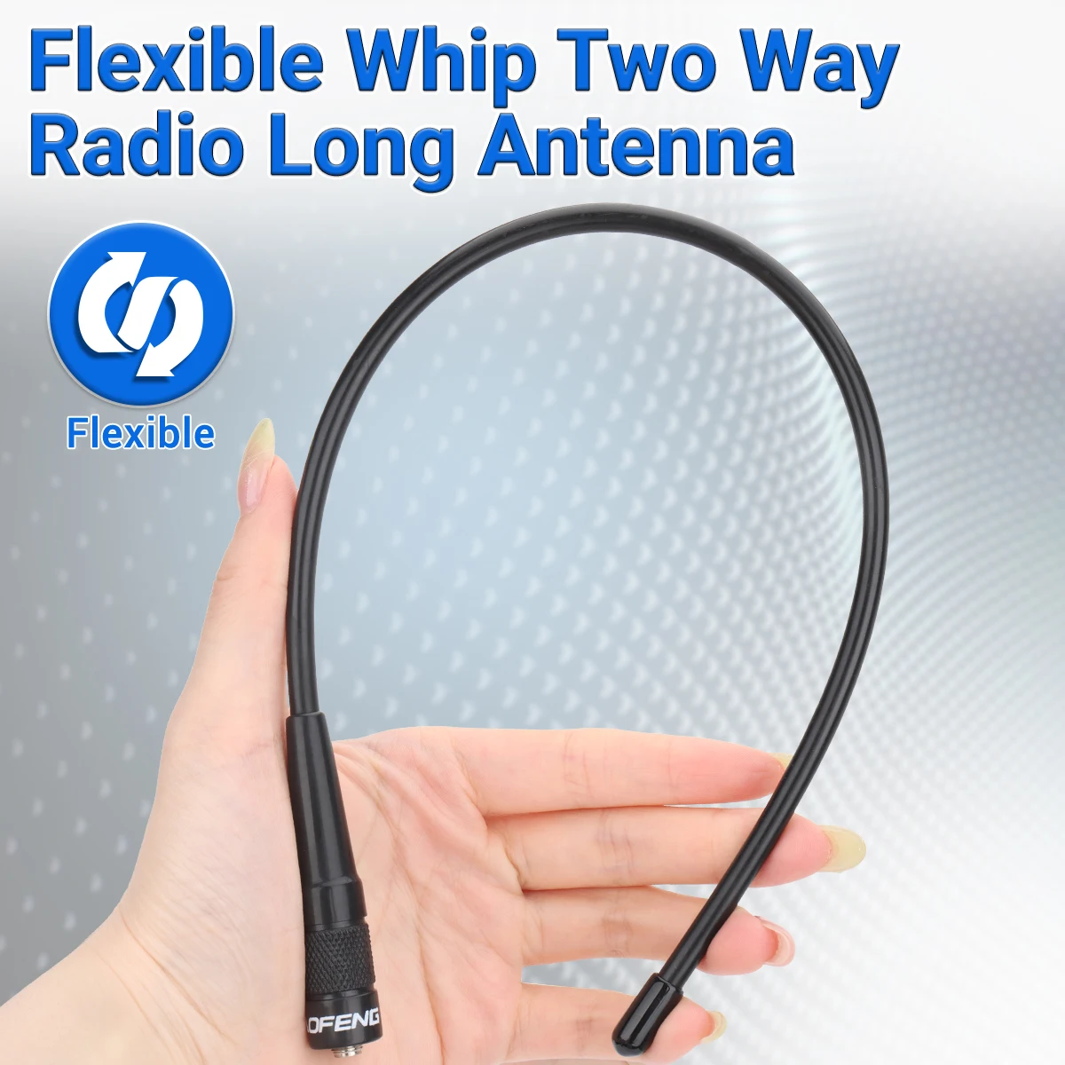 Dual-Band SMA-Female Whip Antenna 38cm 3 Dual-Band SMA-Female Whip Antenna 38cm - Image 3