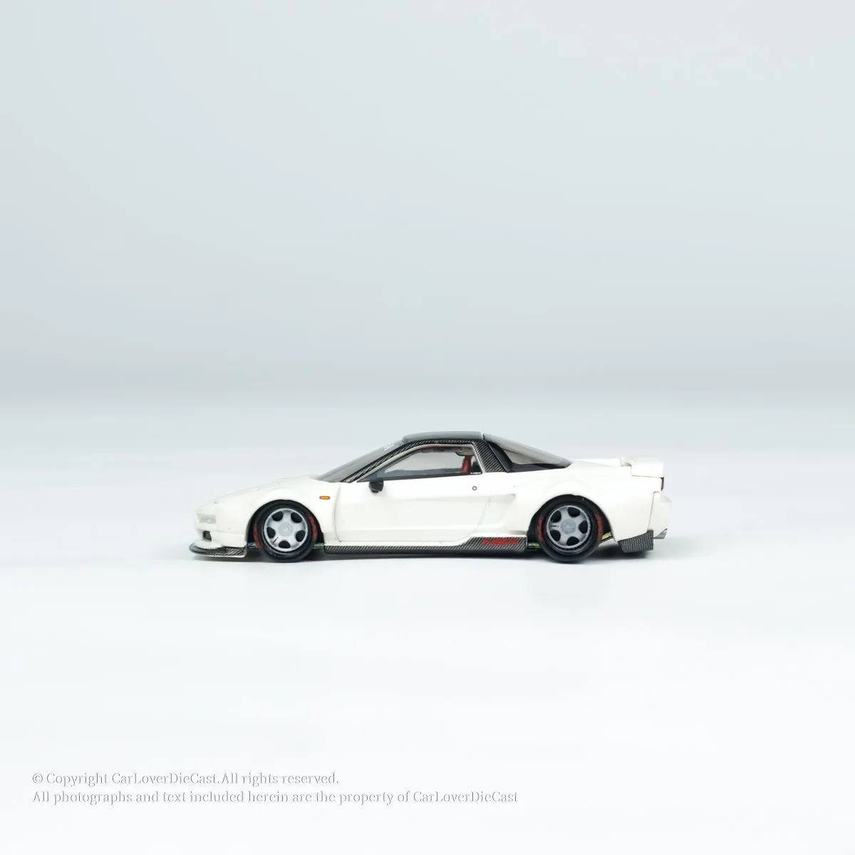 White Honda NSX NA1 Diecast Model 1:64 Scale 6 White Honda NSX NA1 Diecast Model 1:64 Scale - Image 6