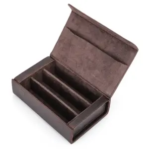 Genuine Leather Eyewear Organizer Case 16 S706682e097744edf918dc2e90511ce5d5