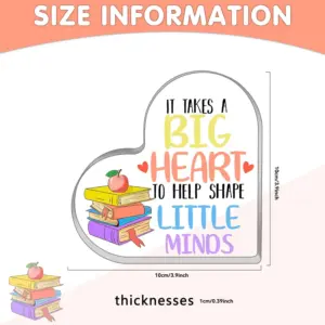 Vibrant Teacher Appreciation Plaque 7 S707705c92a8f438a9869bcc25b3c8bafo