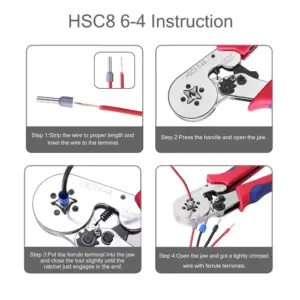 Professional Crimping Tool for Electrical Wires 12 S7092721c0bba495d94ef8bc3720fe701X