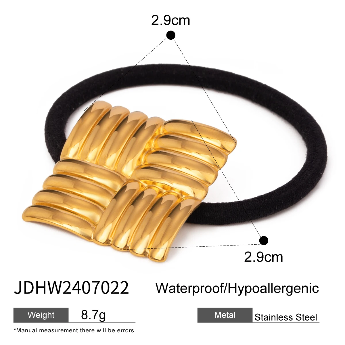 Stainless Steel Gold-Tone Hair Accessory 6 Stainless Steel Gold-Tone Hair Accessory - Image 6