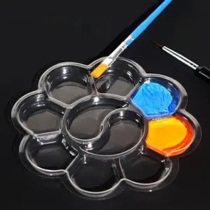 Flower-Shaped Disposable Watercolor Palettes Set 7 S70e6acec41674296aebf7169883efeb29
