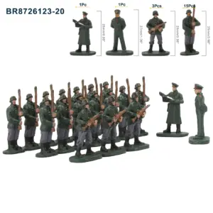 HO Scale 1:87 Military Figures Set with 20 Models 18 S70f03a0e86db465ab09dc2b015b5bad4z