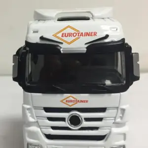 1:50 Scale Trailer Truck Model with Rotatable Wheels 7 S70fa68559707466d8b04d2ab5862a3ddP