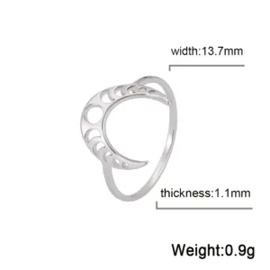 Celestial Moon Phase Stainless Steel Ring 16 S71119b4611d74352888e605019e5f54b6