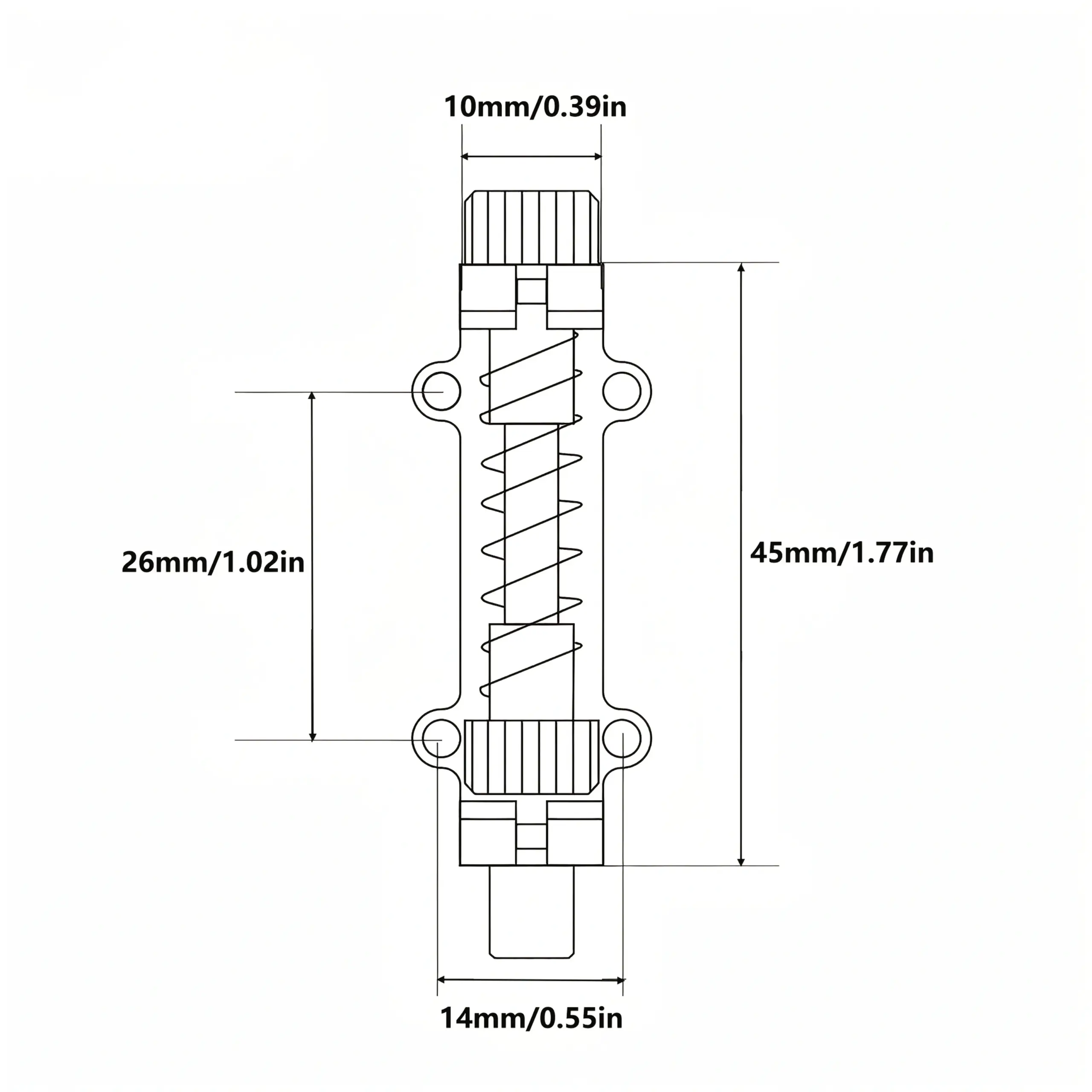 Brass Tremolo Stabilizer for Electric Guitars 6 Brass Tremolo Stabilizer for Electric Guitars - Image 6