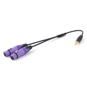 Professional 3.5mm TRS to Dual XLR Audio Splitter Cable 17 S714ae9b71a7d4aeeafb609c49fffc48b9