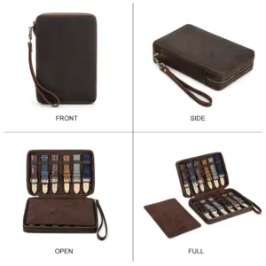 Genuine Leather Watch Strap Storage Box 10 S7152f3235af24e4696e46ccb068b4befu