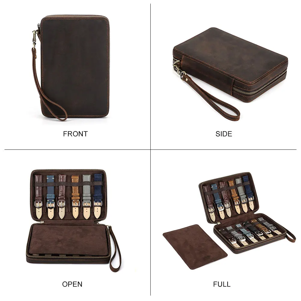 Genuine Leather Watch Strap Storage Box 4 Genuine Leather Watch Strap Storage Box - Image 4