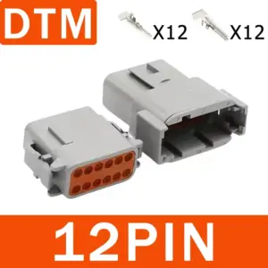 Waterproof Automotive DTM Connector 2-12 Pin Set 18 S716c7ab83d7a4f828d56d02990106ddeW 1