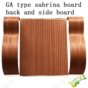Sapele Wood Guitar Back Panel for Classical / OM 11 S716f179617e242fc9d961a0404ec3cd7O