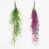 Artificial Eucalyptus Rattan Hanging Plant Large