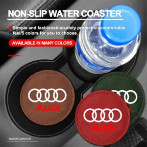 Premium Leather Car Coasters for Vehicles 12 S7171b1ce4116497d97f3a79af3c24057e