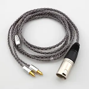 High-Quality 8-Core Silver OCC Audio Cable for Shure 19 S717df9f190944bc89f8b66e11bbf4732O