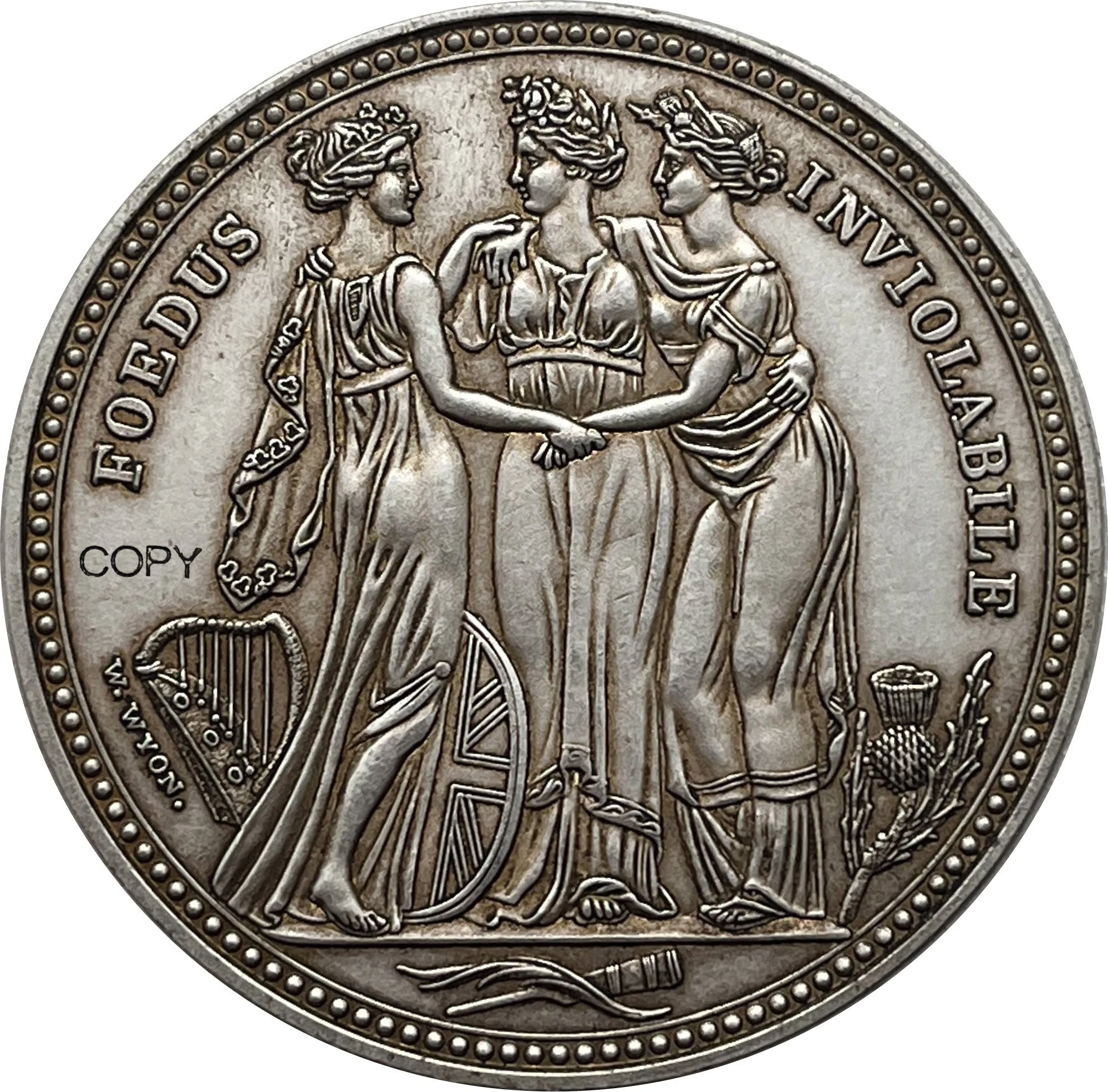 King George III 1817 Replica Coin 6 King George III 1817 Replica Coin - Image 6