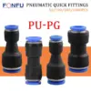 10-Pack of Pneumatic Push-In Fittings for 4-16mm Hoses