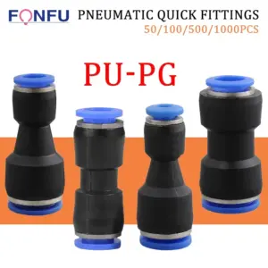 10-Pack of Pneumatic Push-In Fittings for 4-16mm Hoses