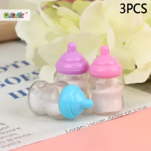 Miniature Doll Baby Bottles Set in Pastel Colors 7 S71c15bd392464451a8a43ba9813e6291h