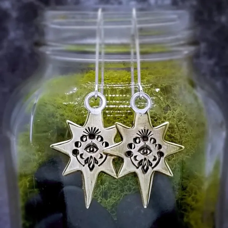 Vintage Silver and Gold Drop Earrings 2 Vintage Silver and Gold Drop Earrings - Image 2