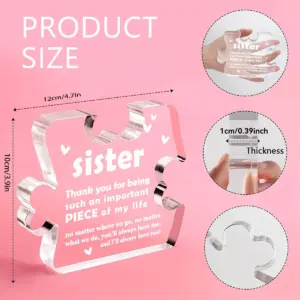 Heartfelt Sister Gift Acrylic Decor 7 S7207a91cc7dd48a6ae399cecb7e432ffZ