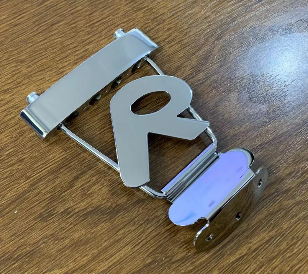 Chrome Professional R Tailpiece for 4-String Bass 4 Chrome Professional R Tailpiece for 4-String Bass - Image 4