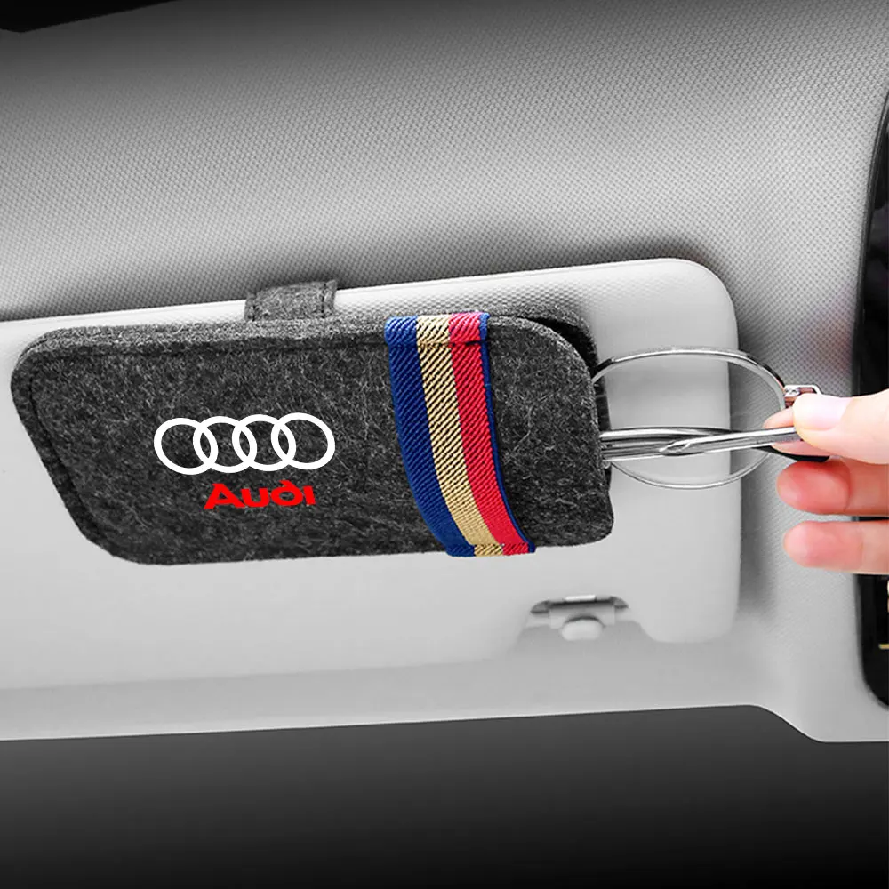 Elegant Car Sun Visor Glasses Holder 3 Elegant Car Sun Visor Glasses Holder - Image 3