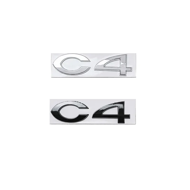 Citroen C5 3D Badge Set in Chrome & Black 4 Citroen C5 3D Badge Set in Chrome & Black - Image 4